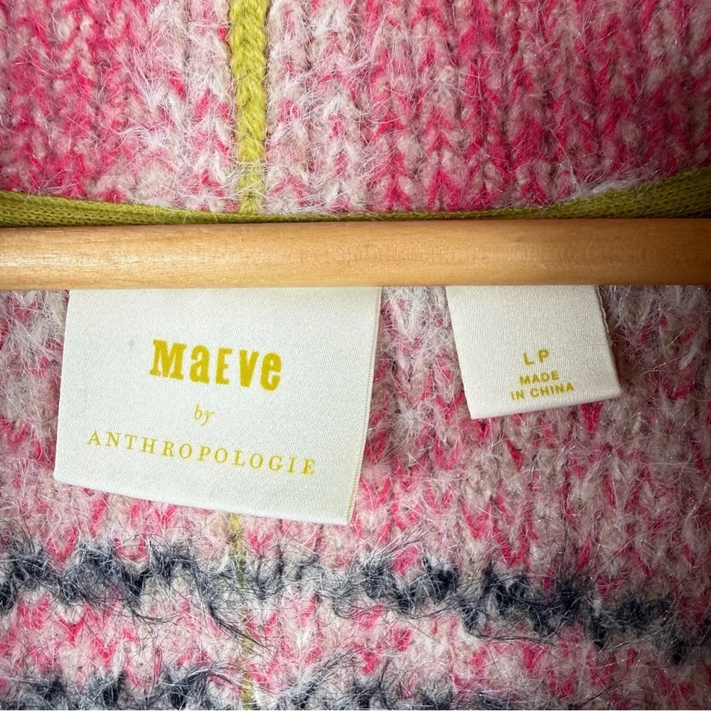 ANTHROPOLOGIE MAEVE Women AURELIA SWEATER JACKET Size LP